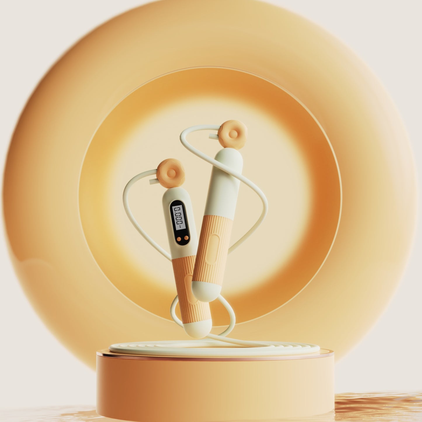 fitness skipping rope with lcd counter