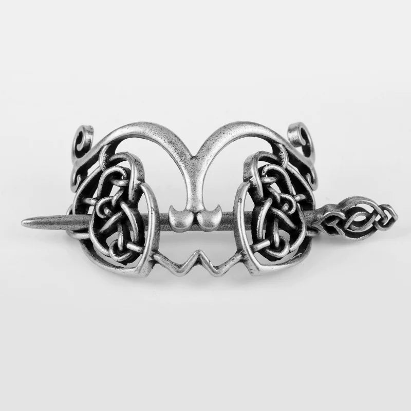 vintage viking metal hairpins nordic inspired hair accessory

